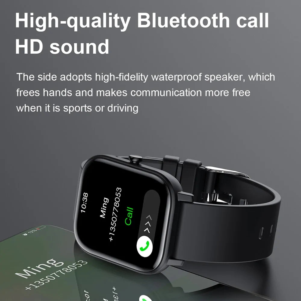 1.6 Full Touch Screen Smart Watch with Bluetooth Call